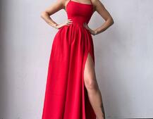 Сукня максі  зі шнурівкою на спинці Сукня максі  зі шнурівкою на спинці | PUSHKA SHOP