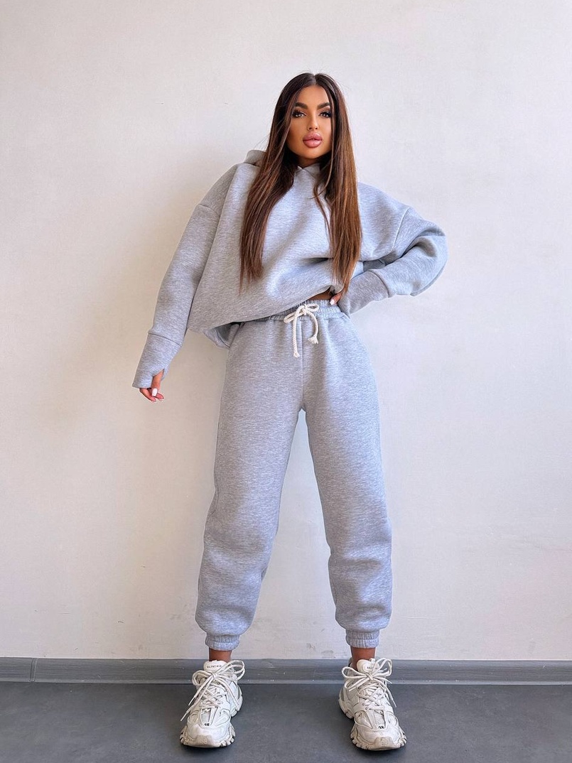 Теплий комплект: худі + спортивні штани Теплий комплект: худі + спортивні штани | PUSHKA SHOP