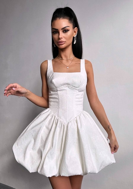 Корсетна сукня с пишною спідницею-балоном | PUSHKA SHOP