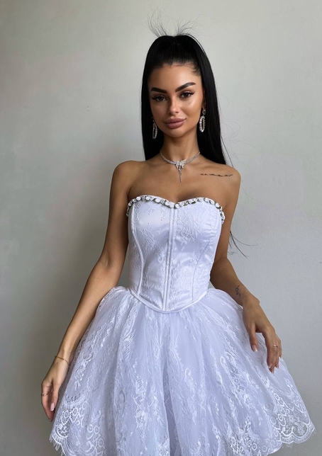 Романтичний комплект із корсета та мереживної спідниці ✨ | PUSHKA SHOP