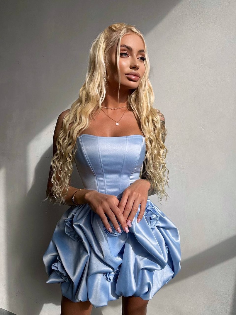 Комплект: корсет з  + спідниця декорована трояндами  Комплект: корсет з  + спідниця декорована трояндами  | PUSHKA SHOP