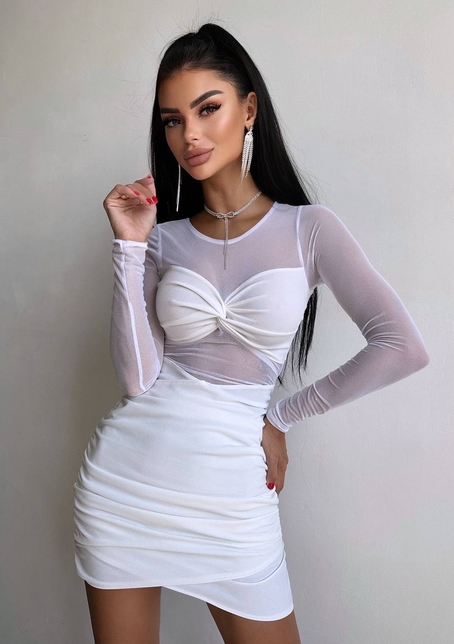 Сукня з драпіруванням  | PUSHKA SHOP