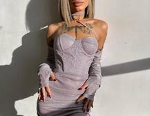 Сяюча корсетна сукня бюстьє Сяюча корсетна сукня бюстьє | PUSHKA SHOP