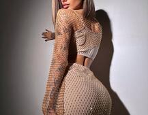 Комплект: топ + спідниця із сіткою зі стразами  Комплект: топ + спідниця із сіткою зі стразами  | PUSHKA SHOP