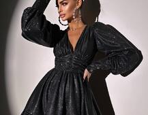 Сукня із пишною подвійною спідницею та драпіруванням  | PUSHKA SHOP