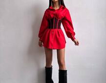 Приталена сорочка + корсет  | PUSHKA SHOP