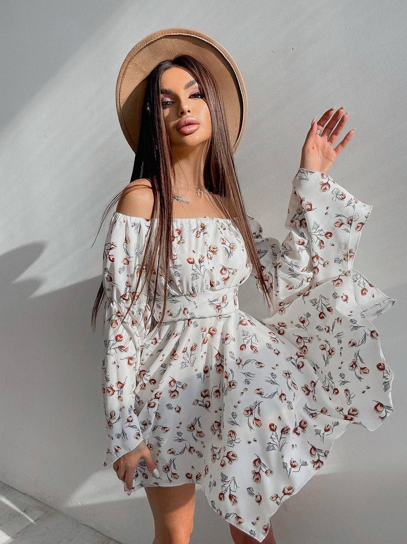 Платье  ассиметричного кроя с расклешенными рукавами + корсет декорированный стразами  Платье  ассиметричного кроя с расклешенными рукавами + корсет декорированный стразами  | PUSHKA SHOP