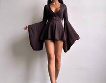 Ромпер з розкльошеними рукавами  Ромпер з розкльошеними рукавами  | PUSHKA SHOP