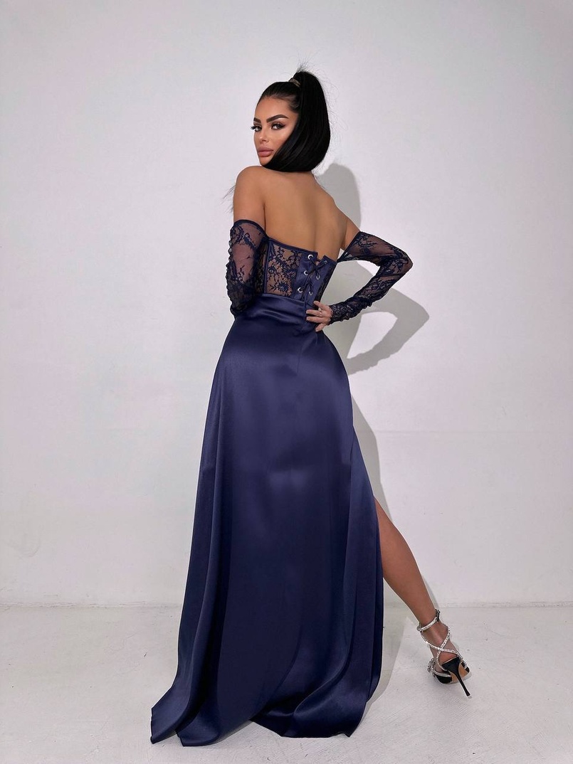 Комплект: мереживний корсет  +  спідниця максі   Комплект: мереживний корсет  +  спідниця максі   | PUSHKA SHOP