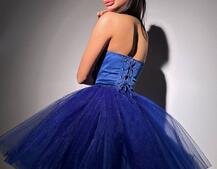 Комплект: корсет, декорований стразами  +  пишна фатинова спідниця Комплект: корсет, декорований стразами  +  пишна фатинова спідниця | PUSHKA SHOP