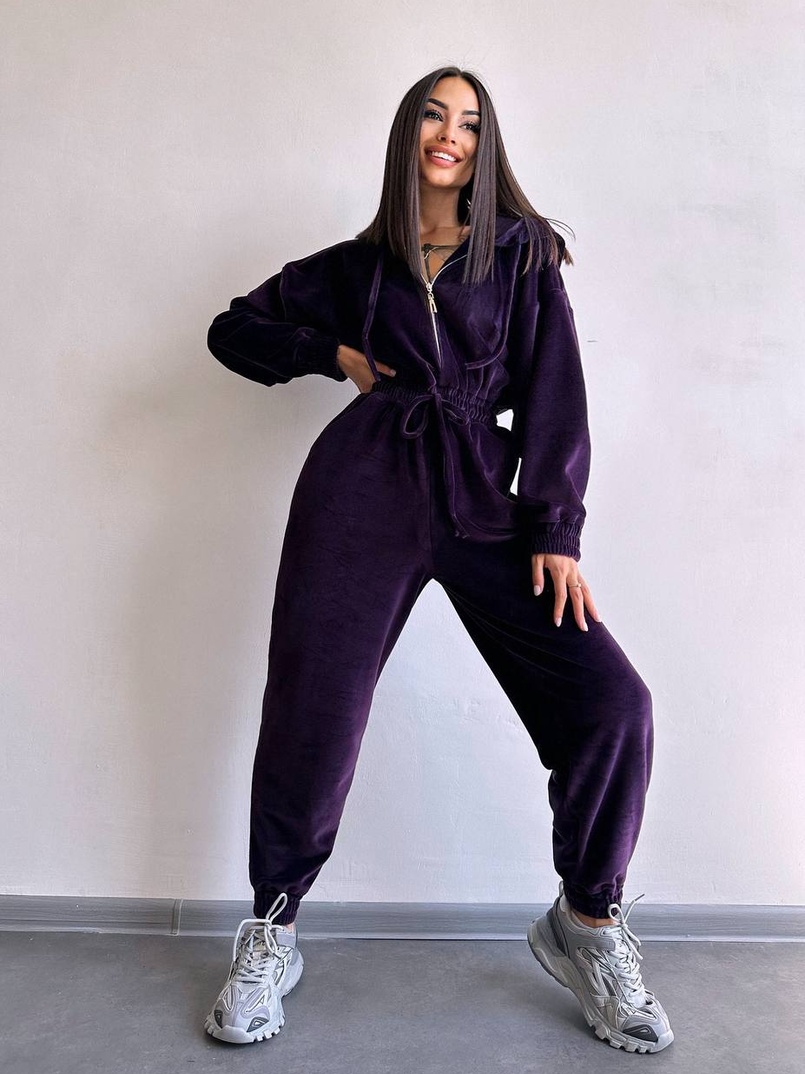 Велюровий комбінезон   Велюровий комбінезон   | PUSHKA SHOP