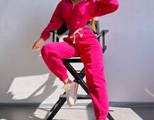 Комплект на флісі : худі з елементами корсету + штани  Комплект на флісі : худі з елементами корсету + штани  | PUSHKA SHOP