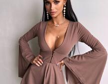 Ромпер з розкльошеними рукавами  Ромпер з розкльошеними рукавами  | PUSHKA SHOP