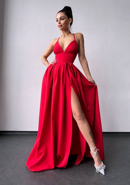 Сукня максі  з корсетним верхом і чашечками  | PUSHKA SHOP