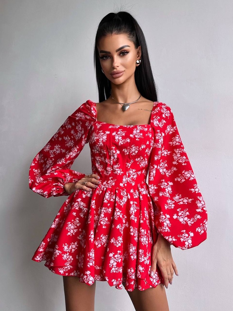 Корсетна сукня з подвійною спідницею  Корсетна сукня з подвійною спідницею  | PUSHKA SHOP