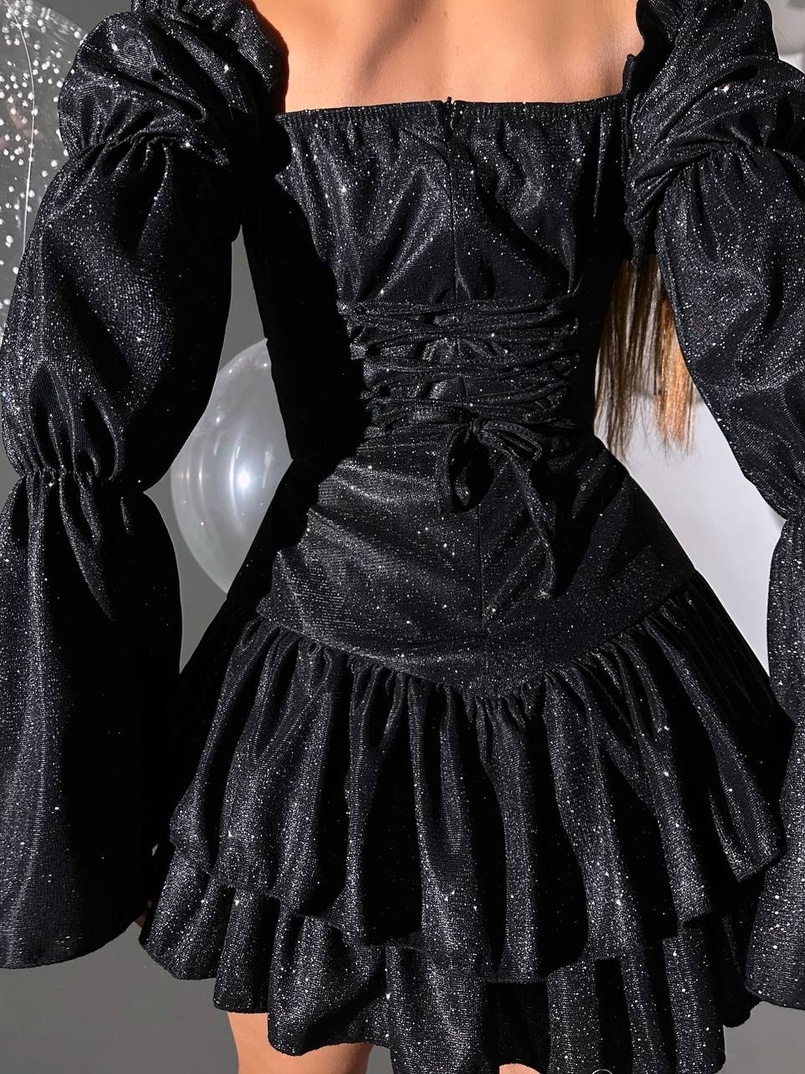 Сукня із пишною спідницею та воланами Сукня із пишною спідницею та воланами | PUSHKA SHOP