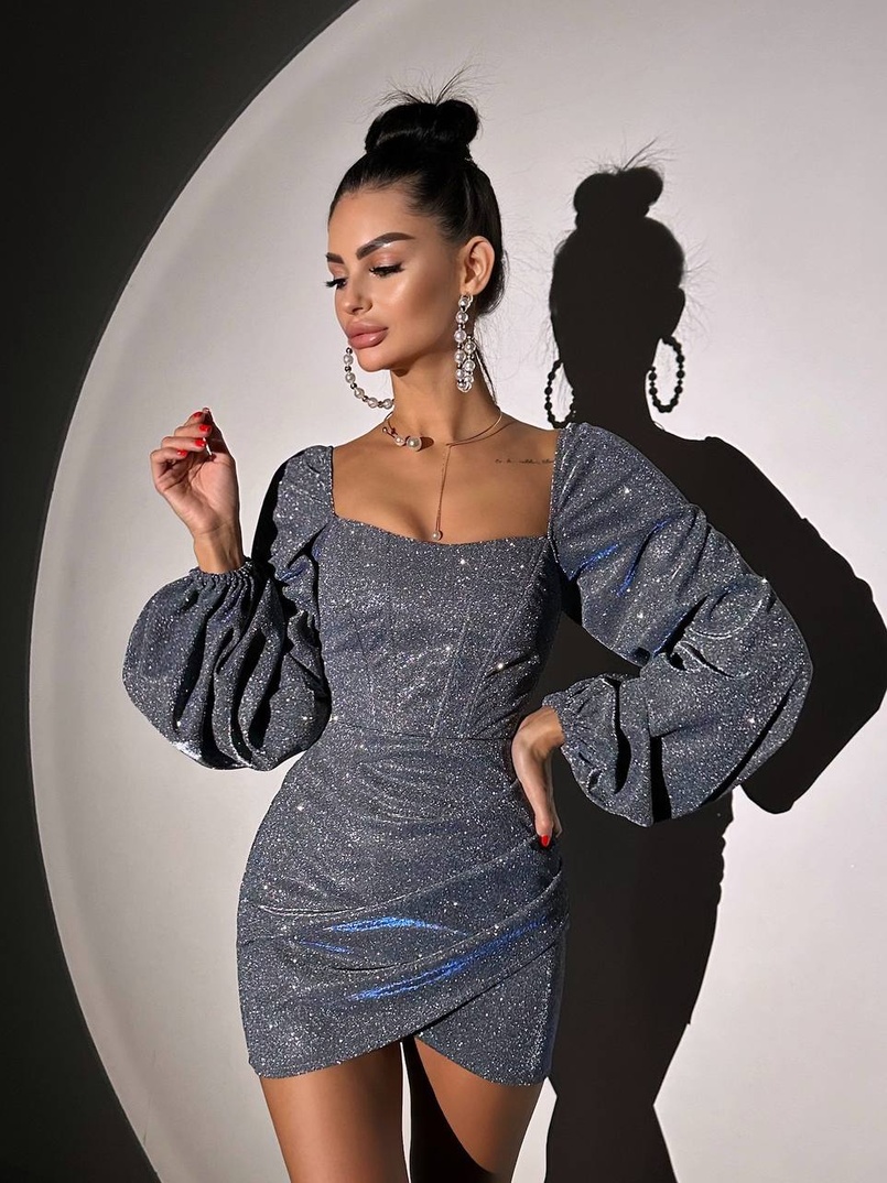 Сяючий комплект: корсет + спідниця міні з драпіруванням Сяючий комплект: корсет + спідниця міні з драпіруванням | PUSHKA SHOP