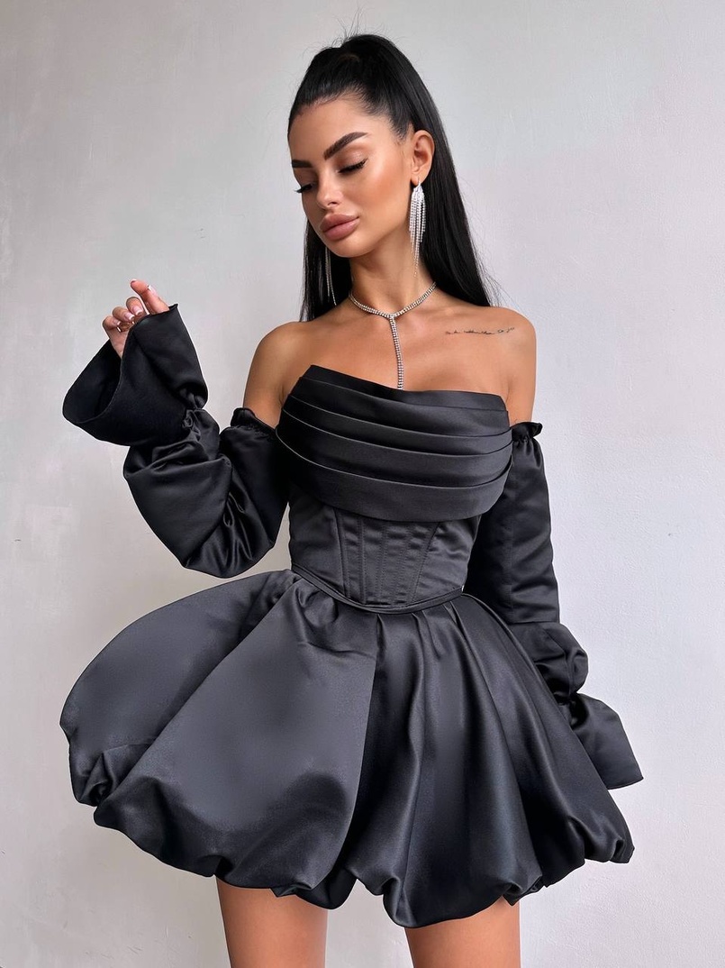 Комплект : корсет з рукавами  + спідниця балон  | PUSHKA SHOP