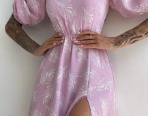 Улюблена сукня міді зі шнурівкою на спинці в нових кольорах Улюблена сукня міді зі шнурівкою на спинці в нових кольорах | PUSHKA SHOP