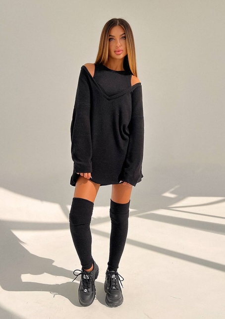 Трикотажна сукня-двійка + гетри  | PUSHKA SHOP