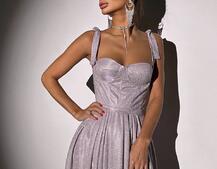 ✨Блискуча сукня максі з чашечками ✨ | PUSHKA SHOP