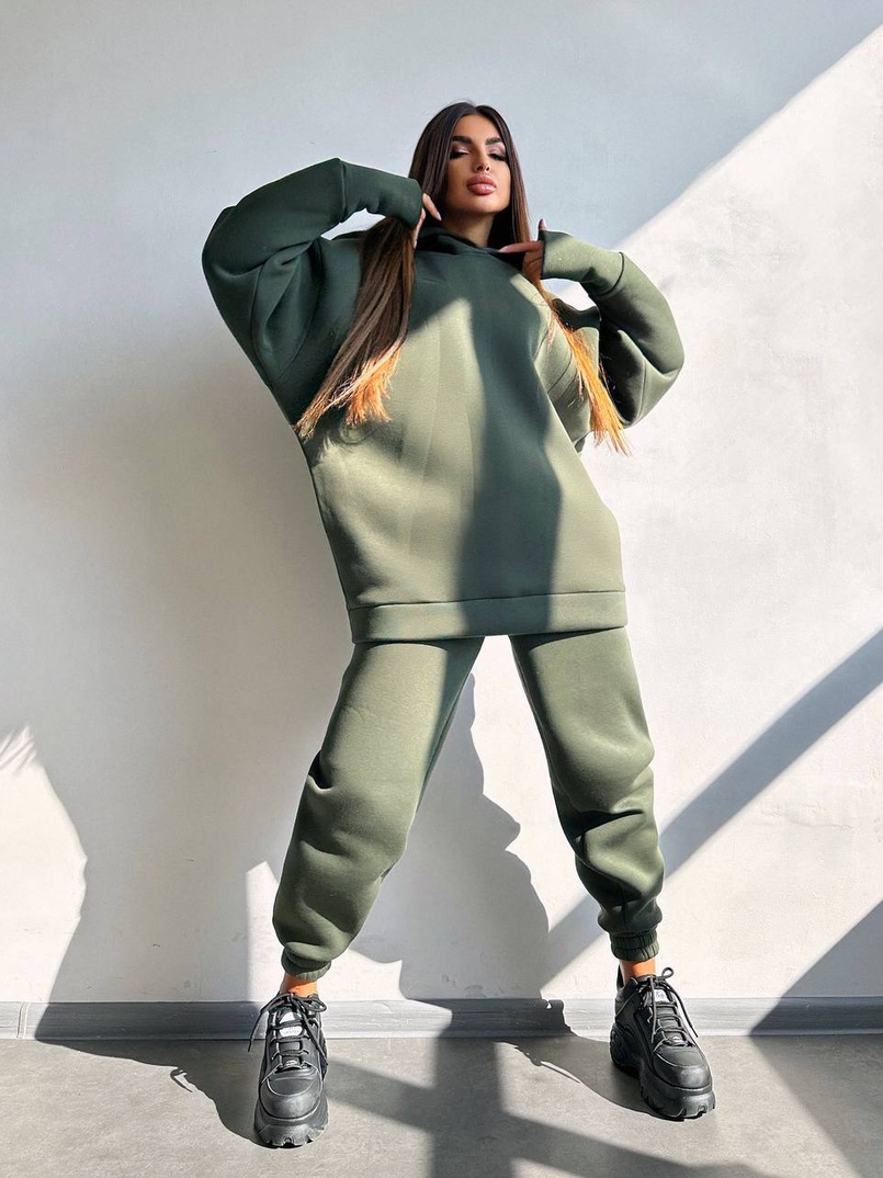 Теплий комплект: худі + спортивні штани Теплий комплект: худі + спортивні штани | PUSHKA SHOP