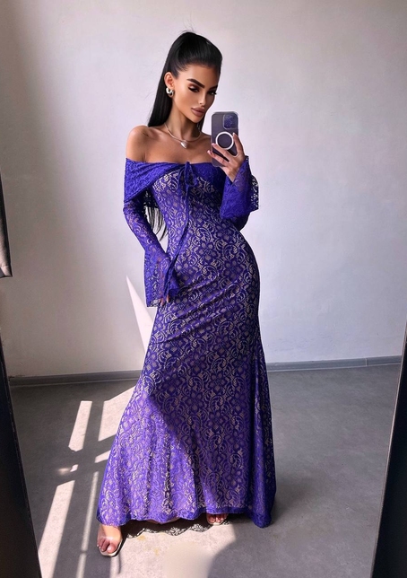 Мереживна сукня максі   | PUSHKA SHOP