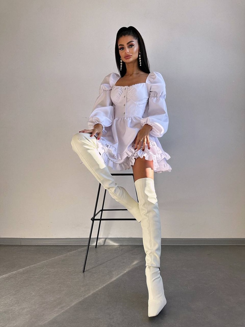 Лялькова сукня з пишною спідницею та корсетним верхом  | PUSHKA SHOP