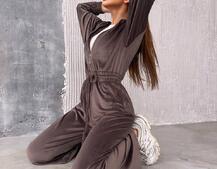 Велюровий комбінезон  Велюровий комбінезон  | PUSHKA SHOP