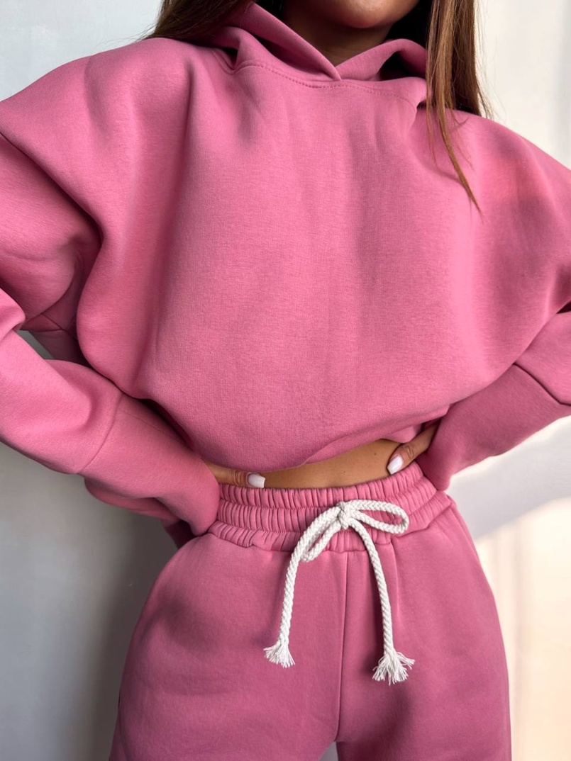 Теплий комплект: худі + спортивні штани Теплий комплект: худі + спортивні штани | PUSHKA SHOP