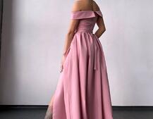 Сукня максі з відкритими плечима  Сукня максі з відкритими плечима  | PUSHKA SHOP