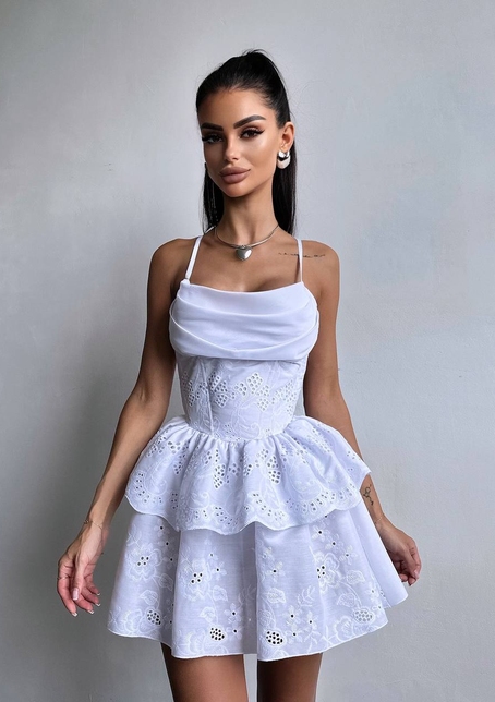 Корсетна сукня с пишною подвійною спідницею | PUSHKA SHOP