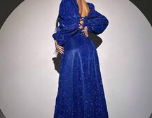 Сяючий комплект: корсет  + спідниця  максі з драпіруванням | PUSHKA SHOP