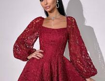 Мереживна сукня з корсетним верхом та пишною подвійною спідницею  Мереживна сукня з корсетним верхом та пишною подвійною спідницею  | PUSHKA SHOP