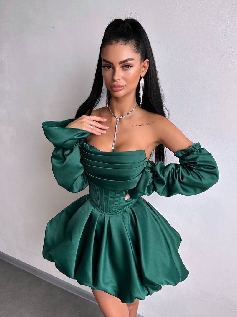 Комплект : корсет з рукавами  + спідниця балон  | PUSHKA SHOP