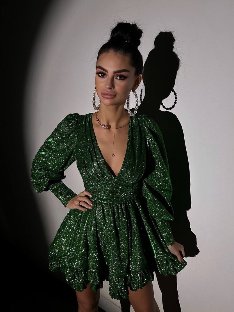 Сукня із пишною подвійною спідницею та драпіруванням Сукня із пишною подвійною спідницею та драпіруванням | PUSHKA SHOP