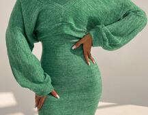 Трикотажна сукня-двійка Трикотажна сукня-двійка | PUSHKA SHOP