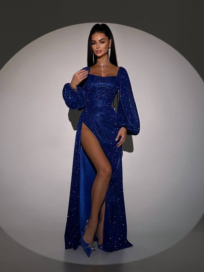 Сяючий комплект: корсет + спідниця  максі з драпіруванням Сяючий комплект: корсет + спідниця  максі з драпіруванням | PUSHKA SHOP