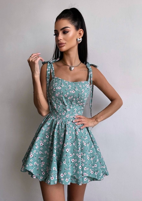 Корсетна сукня з подвійною спідницею  Корсетна сукня з подвійною спідницею  | PUSHKA SHOP