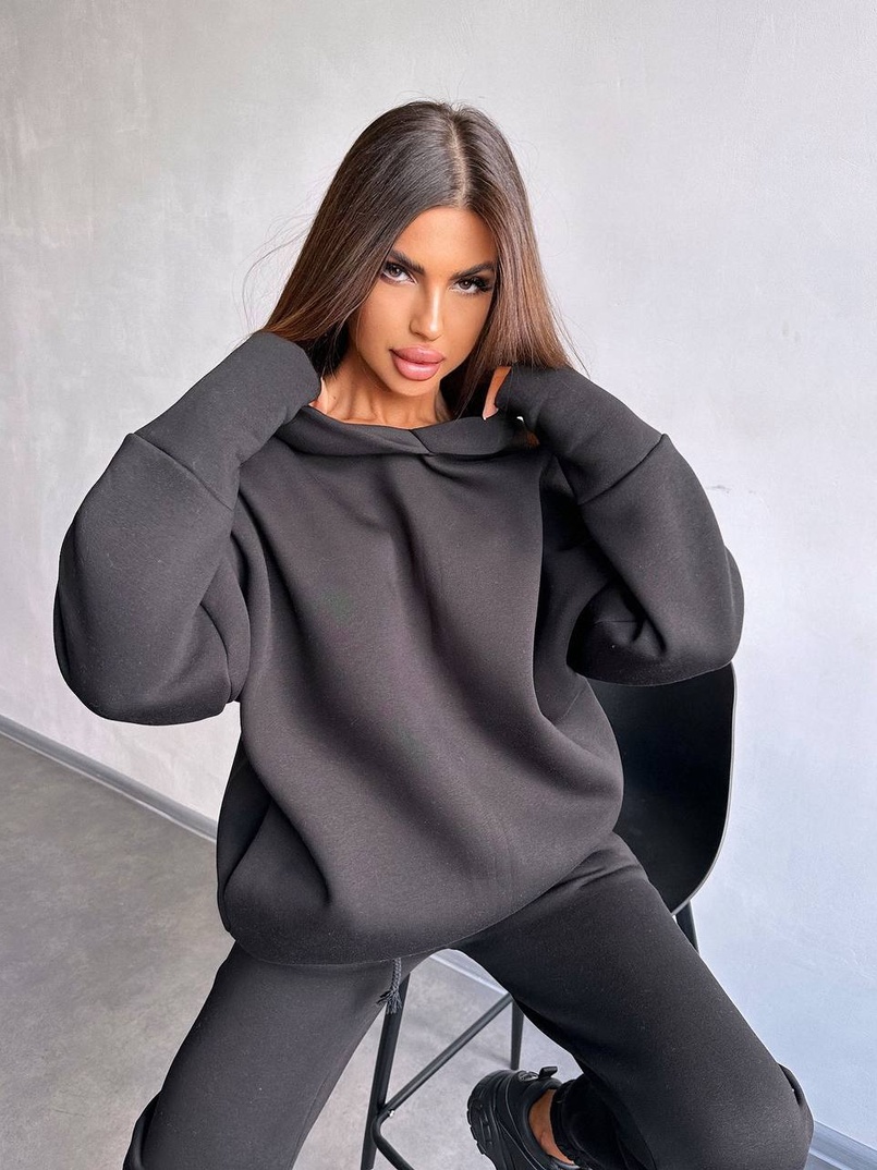 Теплий комплект: худі + спортивні штани Теплий комплект: худі + спортивні штани | PUSHKA SHOP