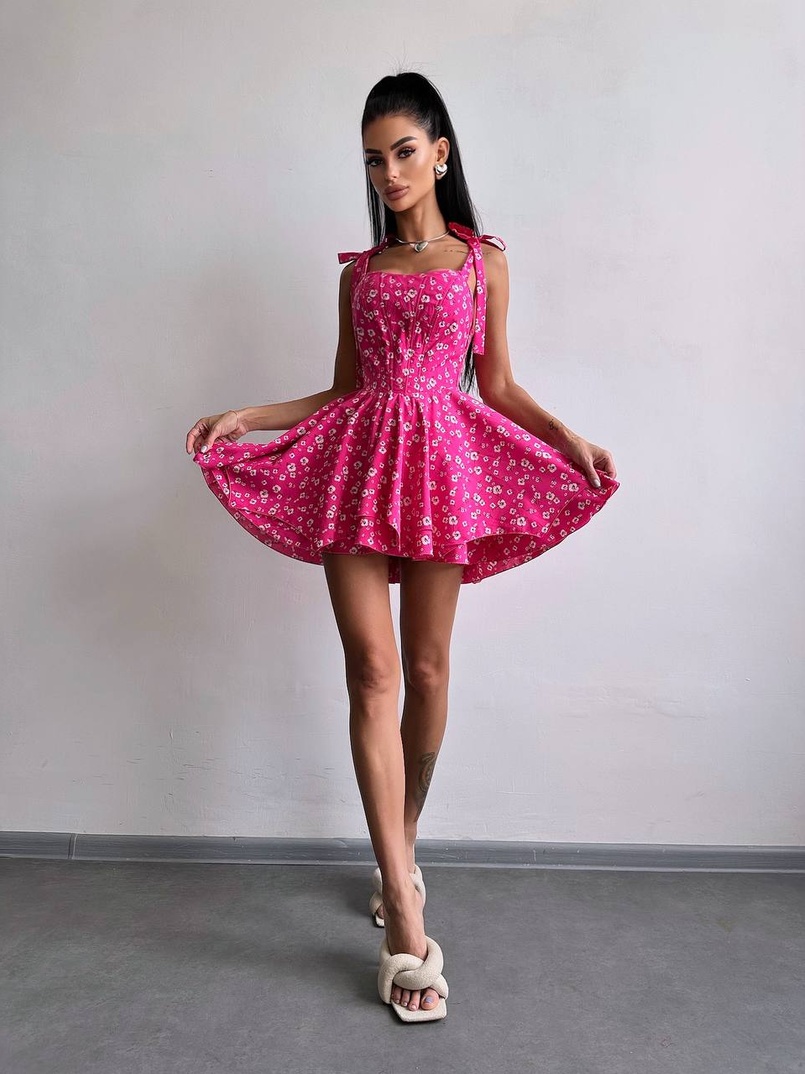 Корсетна сукня з подвійною спідницею  Корсетна сукня з подвійною спідницею  | PUSHKA SHOP