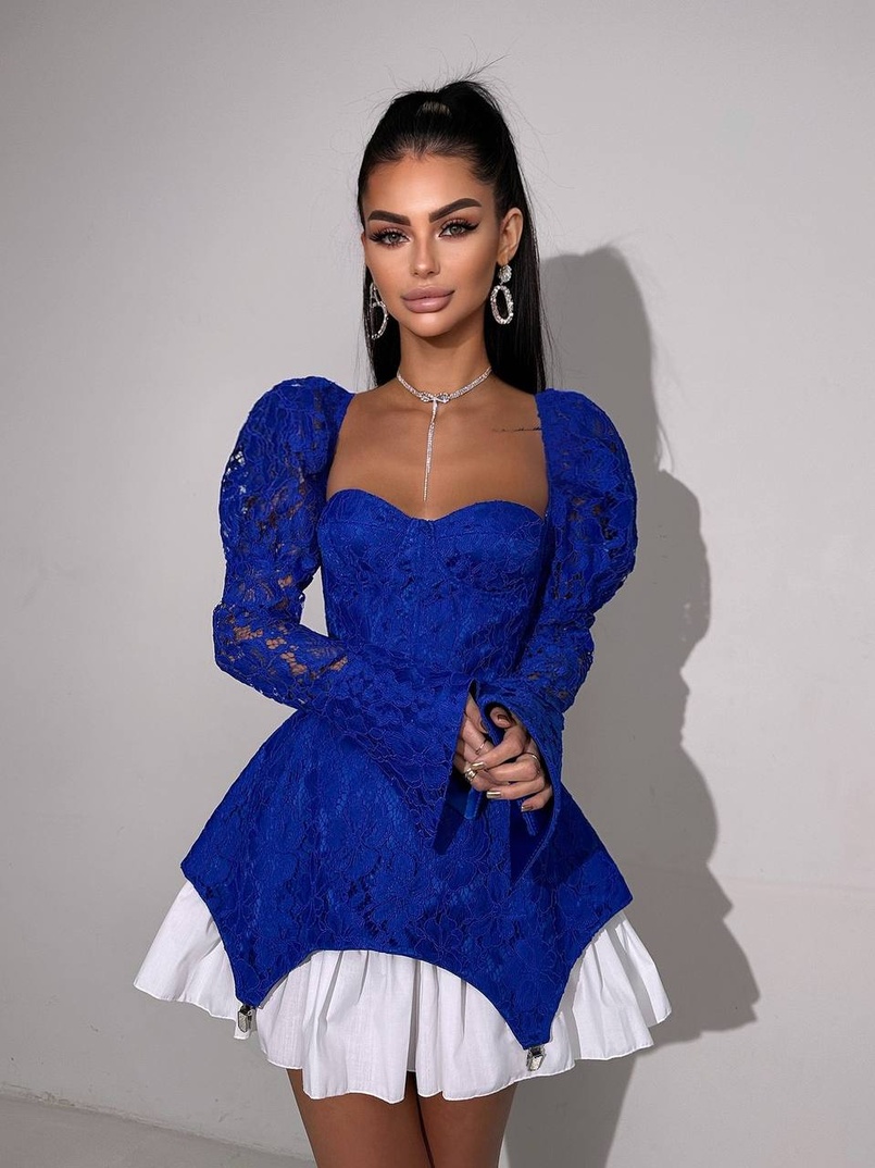 Мереживна сукня з чашечками  Мереживна сукня з чашечками  | PUSHKA SHOP