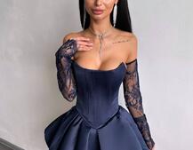 Комплект: корсет з рукавичками + спідниця  | PUSHKA SHOP