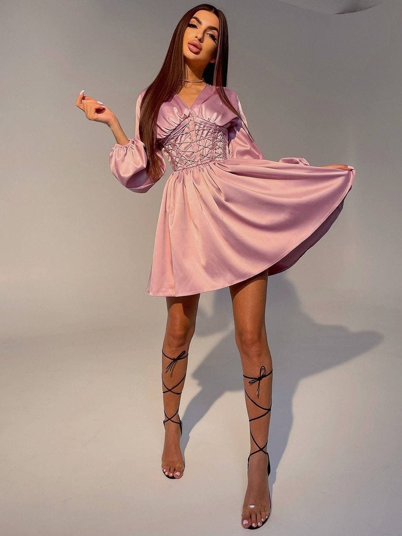 Корсетное платье с пышной юбкой   Корсетное платье с пышной юбкой   | PUSHKA SHOP