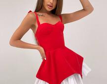 Сукня з чашечками та елементами корсету  Сукня з чашечками та елементами корсету  | PUSHKA SHOP