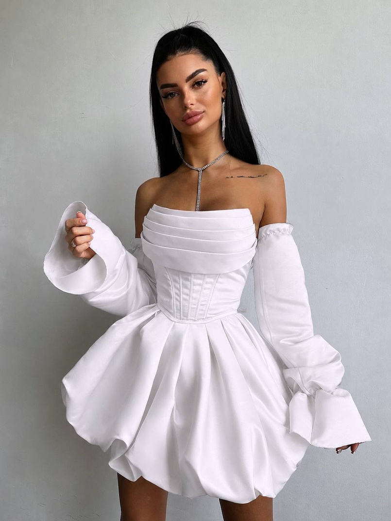 Комплект : корсет з рукавами  + спідниця балон  | PUSHKA SHOP
