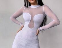 Трикотажна сукня з вставками сітки Трикотажна сукня з вставками сітки | PUSHKA SHOP