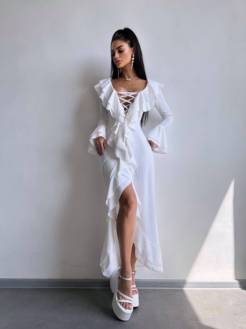 Сукня з воланами  Сукня з воланами  | PUSHKA SHOP