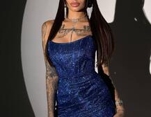 Сяючий комплект: корсет + спідниця   | PUSHKA SHOP