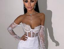 Мереживний комплект: корсет + спідниця   Мереживний комплект: корсет + спідниця   | PUSHKA SHOP